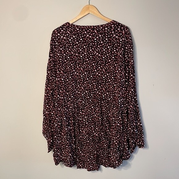 Torrid Emma Babydoll Rayon Slub Lace Trim Tunic Top 6X - Picture 14 of 15